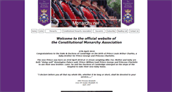 Desktop Screenshot of monarchy.net